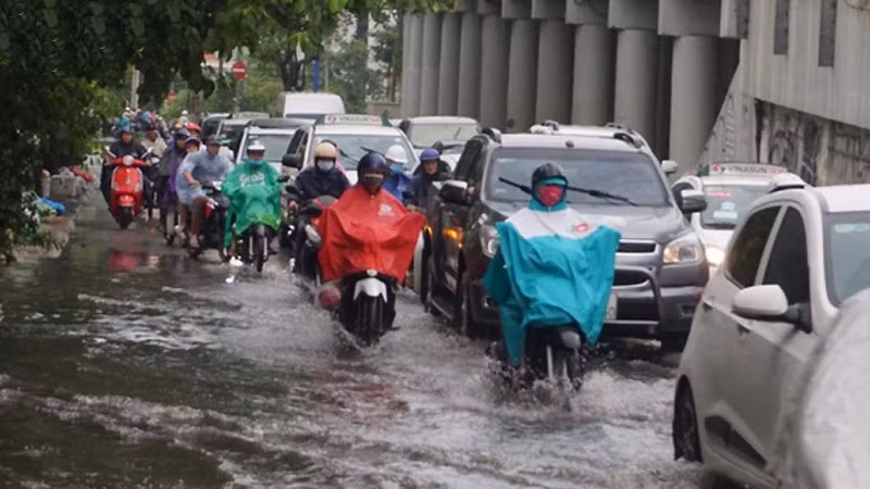 Ngày 21/8, Bắc Bộ đề phòng mưa lớn gây ngập úng nhiều nơi