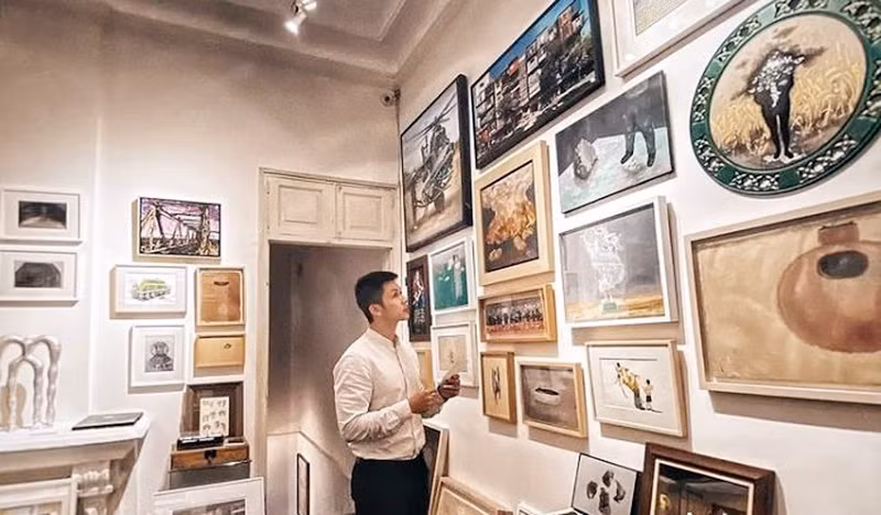 Không gian nghệ thuật Manzi thường xuyên tổ chức các cuộc tọa đàm nghệ thuật. 