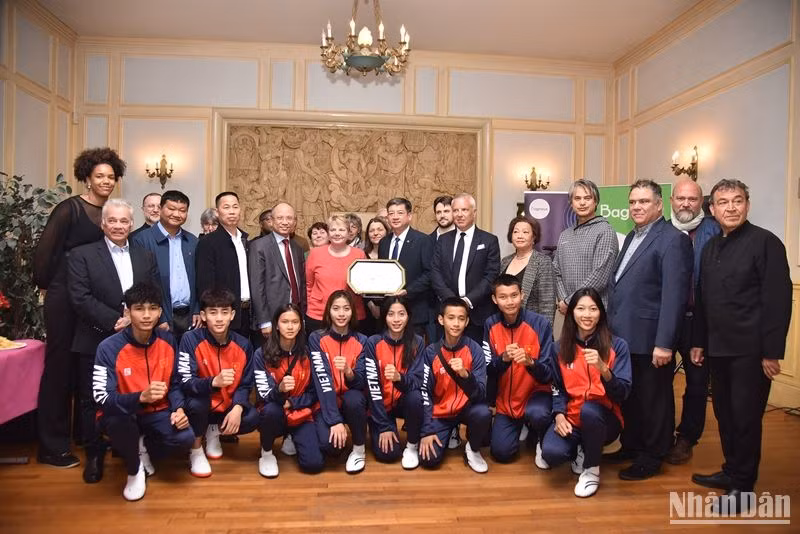 Thành phố Bagneux có truyền thống thể thao với nhiều thành tích nổi bật, đặc biệt trong môn taekwondo. (Ảnh: MINH DUY)