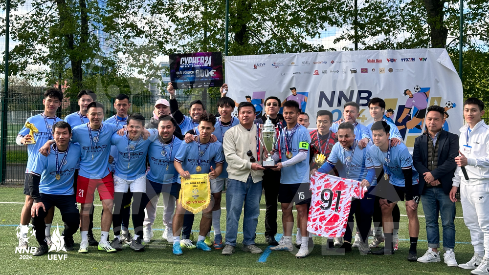 Đội AEV Lyon chính thức trở thành nhà vô địch của mùa giải "Những người bạn" 2024. (Ảnh: UEVF)