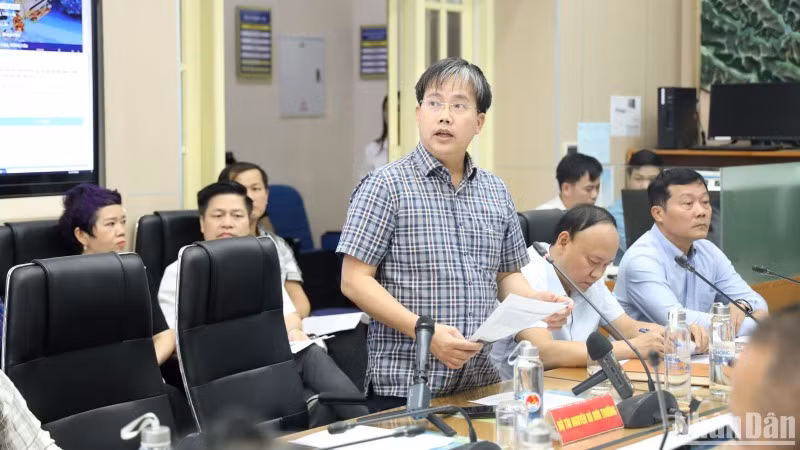 Ông Mai Văn Khiêm, Giám đốc Trung tâm Dự báo Khí tượng thủy văn quốc gia.