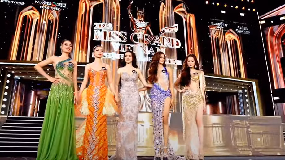 Top 5 Miss Grand Việt Nam 2024.