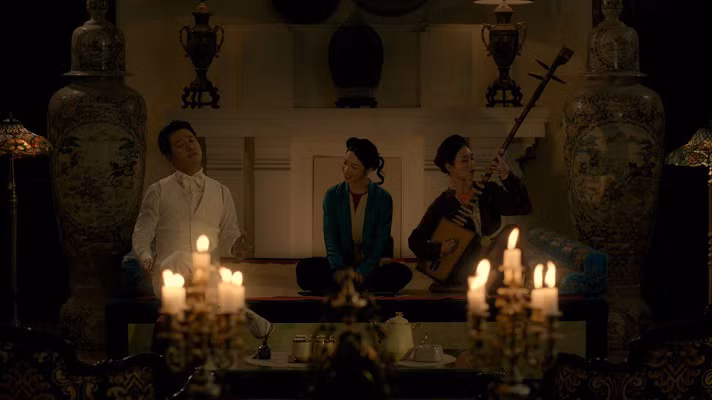 Cảnh trong phim "Đào, Phở và Piano".