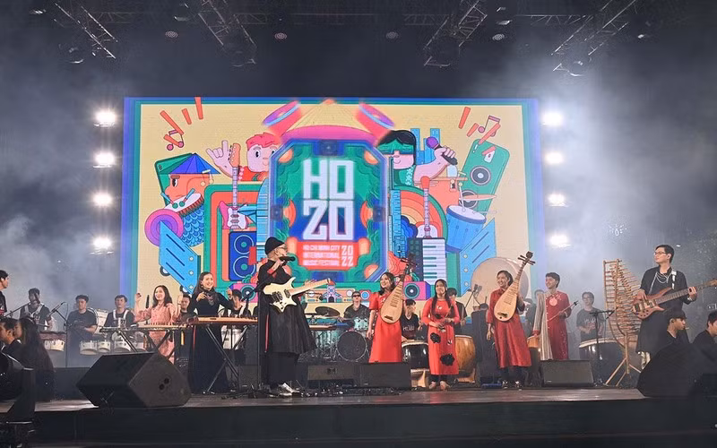 Lễ hội âm nhạc HOZO tại Thành phố Hồ Chí Minh được đề cử giải Cống hiến cho sự kiện âm nhạc của năm. (Ảnh: QUỐC THANH)