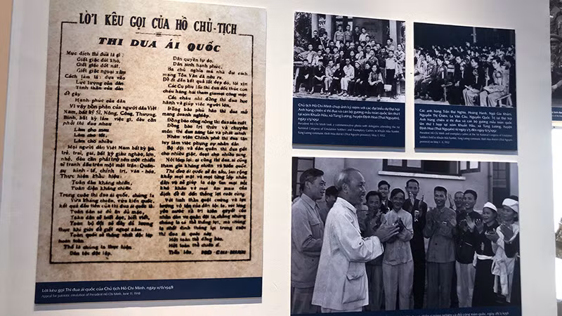 Lời kêu gọi "Thi đua ái quốc" của Chủ tịch Hồ Chí Minh. Lời kêu gọi "Thi đua ái quốc" của Chủ tịch Hồ Chí Minh.