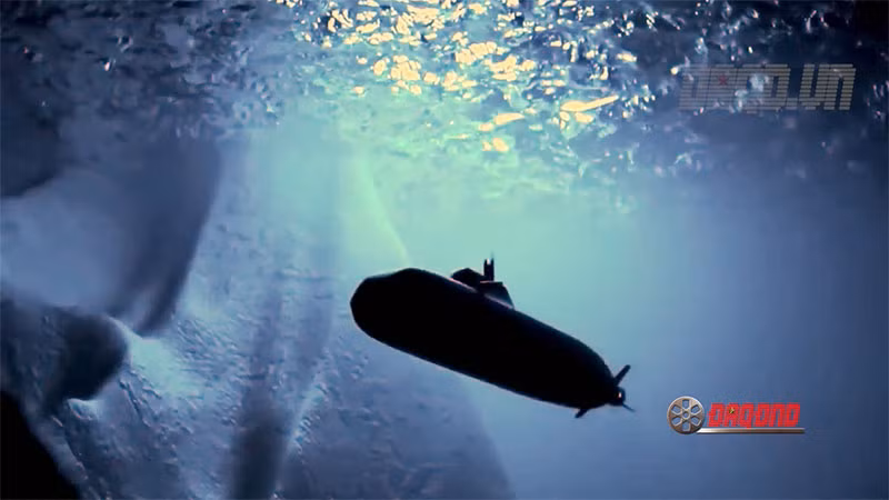 Phim "Thép trong lòng biển sâu". (Ảnh chụp màn hình)