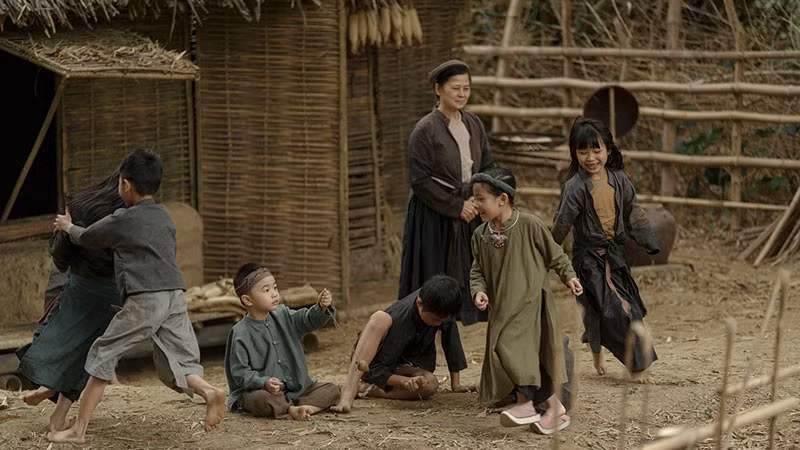 Phong cảnh làng quê Bắc Bộ trong phim "Người vợ cuối cùng". (Ảnh: Đoàn làm phim)