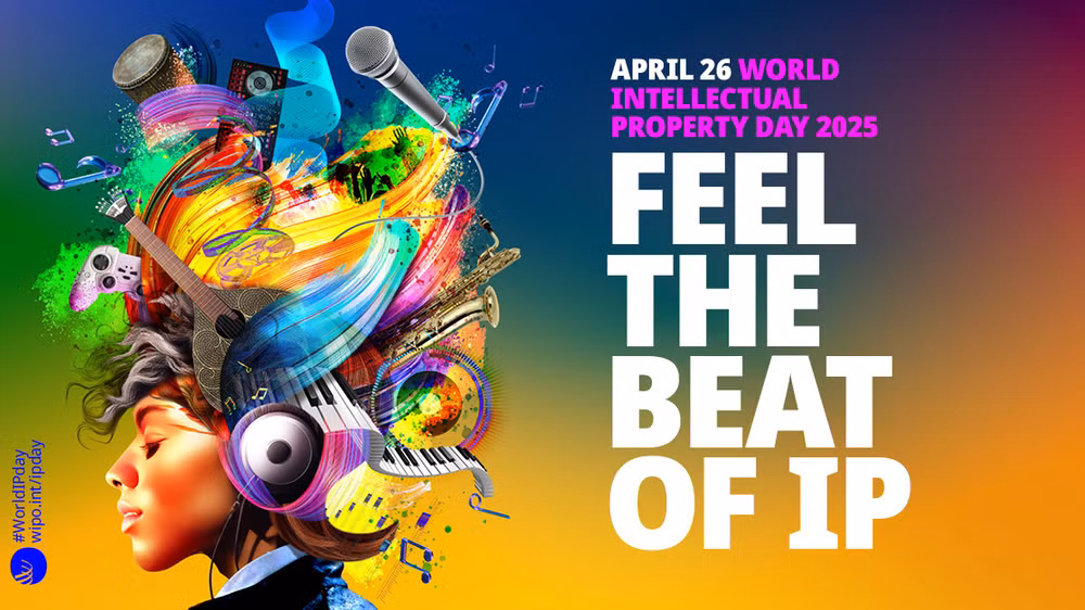 Thông điệp của Ngày Sở hữu trí tuệ thế giới năm 2025. (Ảnh: Cục Bản quyền tác giả)