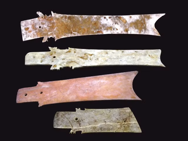 Bộ sưu tập Nha chương hiện đang được lưu giữ tại Bảo tàng Hùng Vương tỉnh Phú Thọ. (Ảnh: Bảo tàng Hùng Vương)