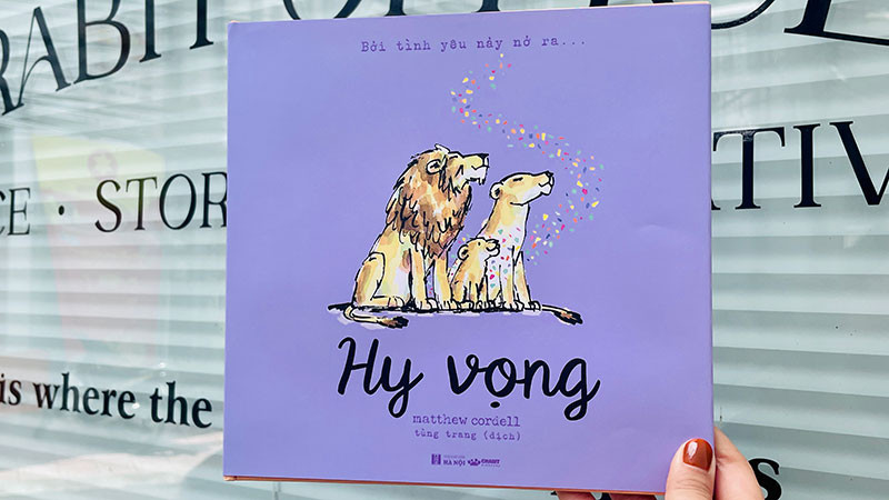 Cuốn "Hy vọng" trong bộ sách tranh. (Ảnh: Crabit Kidbooks)