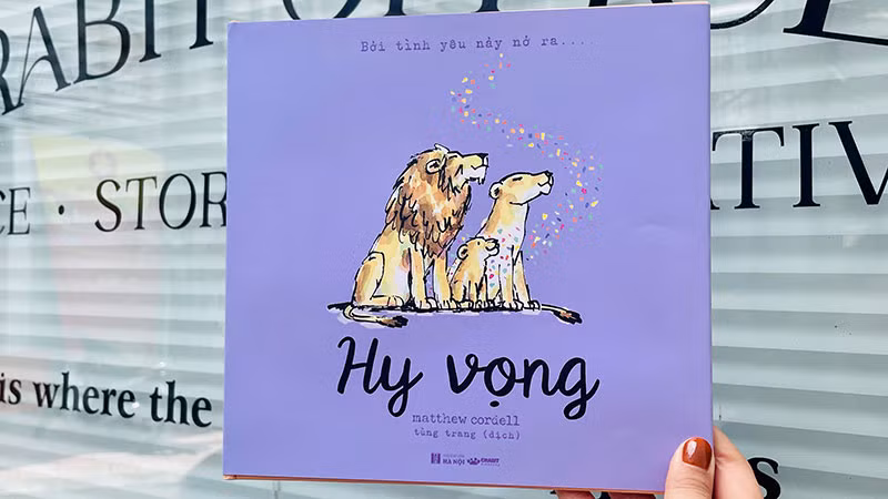 Cuốn "Hy vọng" trong bộ sách tranh. (Ảnh: Crabit Kidbooks)