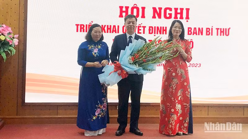 Đồng chí Vũ Trọng Lâm tại Hội nghị.