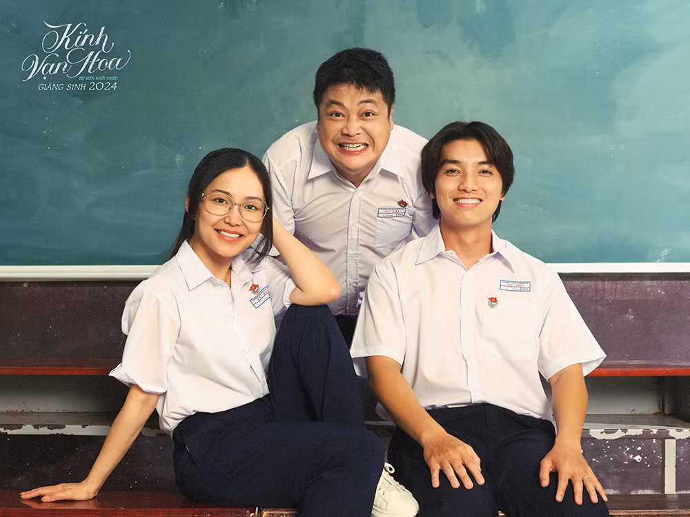 Bộ ba "Kính vạn hoa" bản truyền hình.