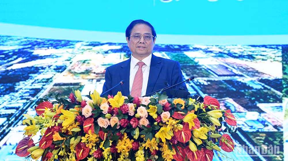 Thủ tướng Phạm Minh Chính phát biểu tại Hội nghị.