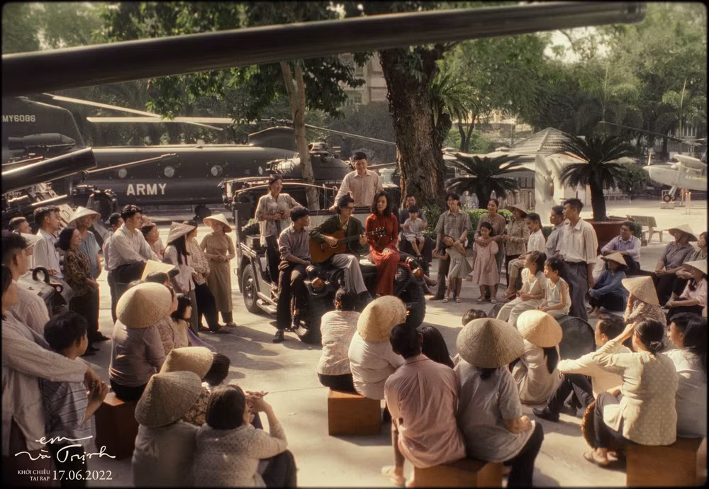 Cảnh trong phim "Em và Trịnh".
