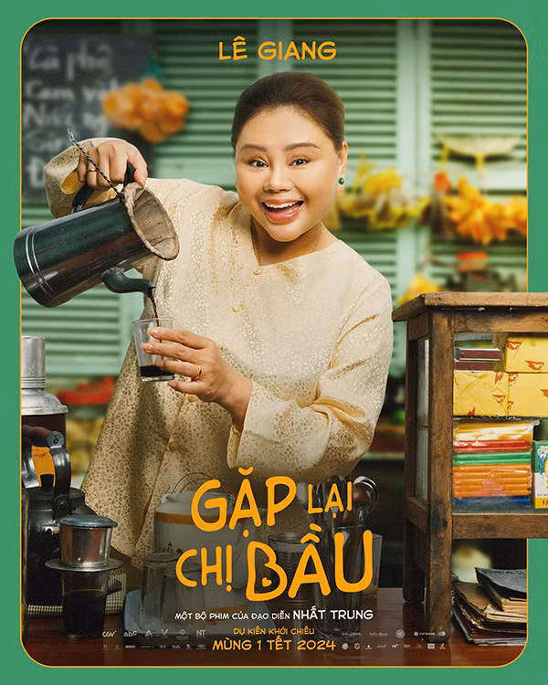 Poster nhân vật bà Lê do Lê Giang thủ vai.