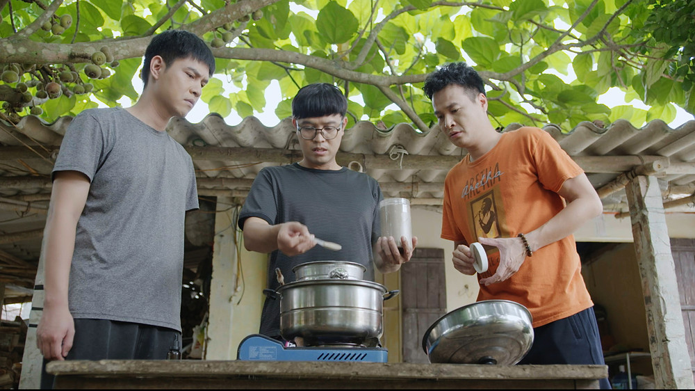 Ba anh chàng cùng nhau khởi nghiệp trong phim. (Ảnh: VFC)