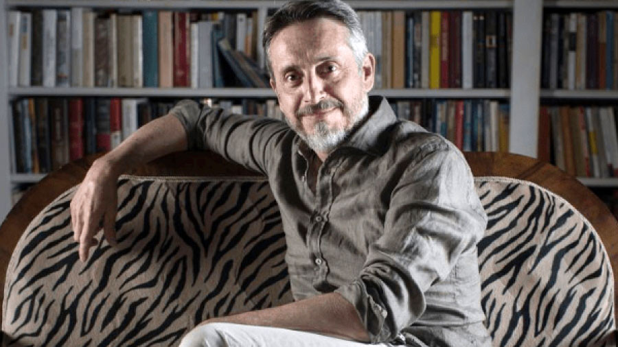 Nhà văn Italia Guido Sgardoli. (Ảnh: Chibooks)