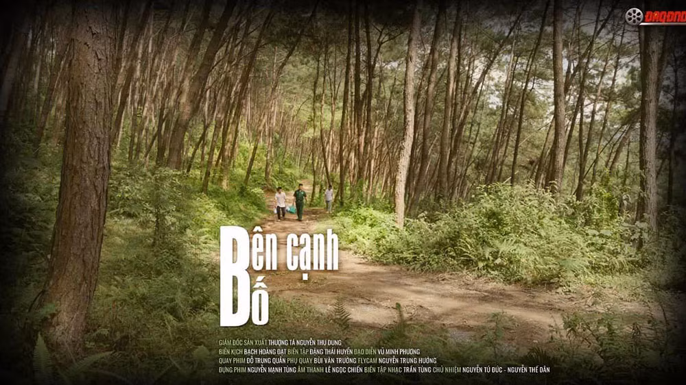 Phim "Bên cạnh bố". (Ảnh: Điện ảnh Quân đội nhân dân)