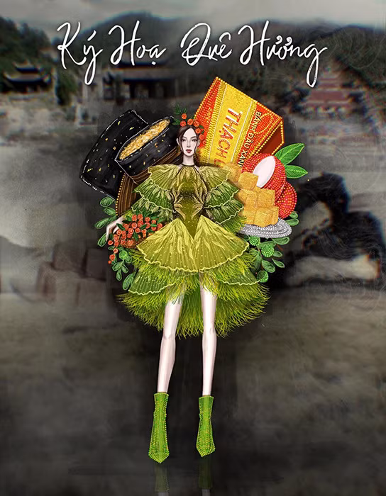 Một mẫu thiết kế phác họa.