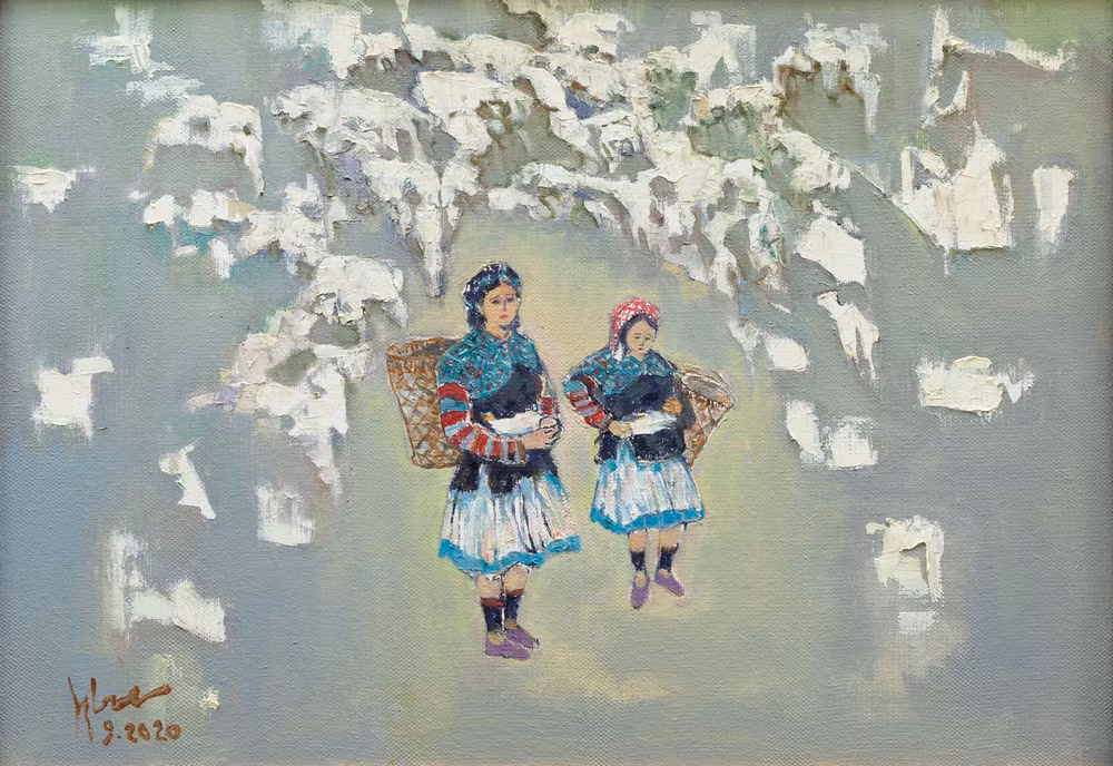 Họa sĩ Đỗ Đức: Triển lãm và bán đấu giá tranh góp tiền xây trường cho trẻ em vùng cao ảnh 2