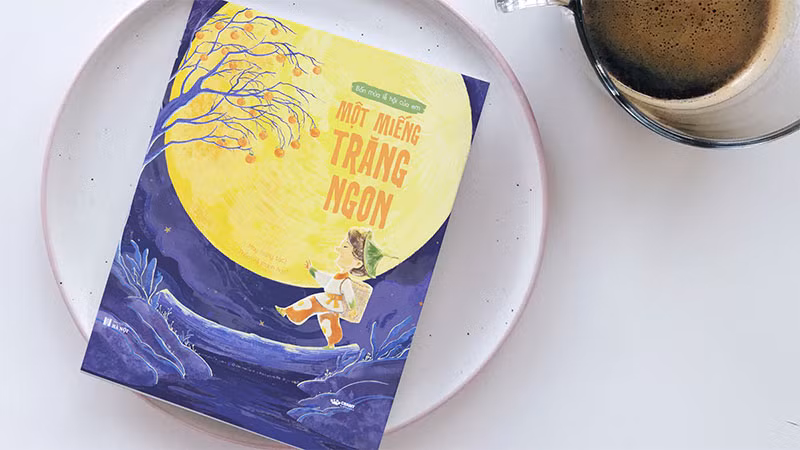Cuốn “Một miếng trăng ngon”. (Ảnh: Crabit Kidbooks)