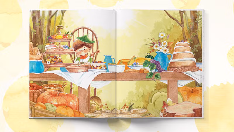 Sách được minh họa bằng những bức vẽ dễ thương, xinh xắn.