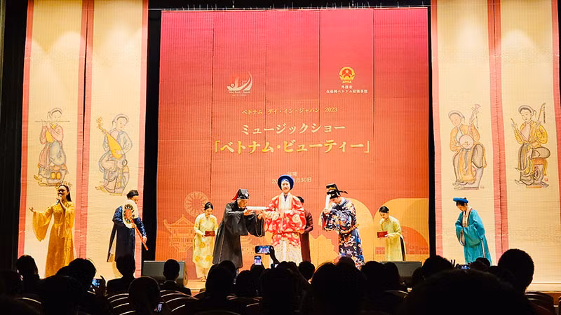 Tái hiện câu chuyện Công chúa Ngọc Hoa theo chồng sang Nhật Bản hồi thế kỷ 17.