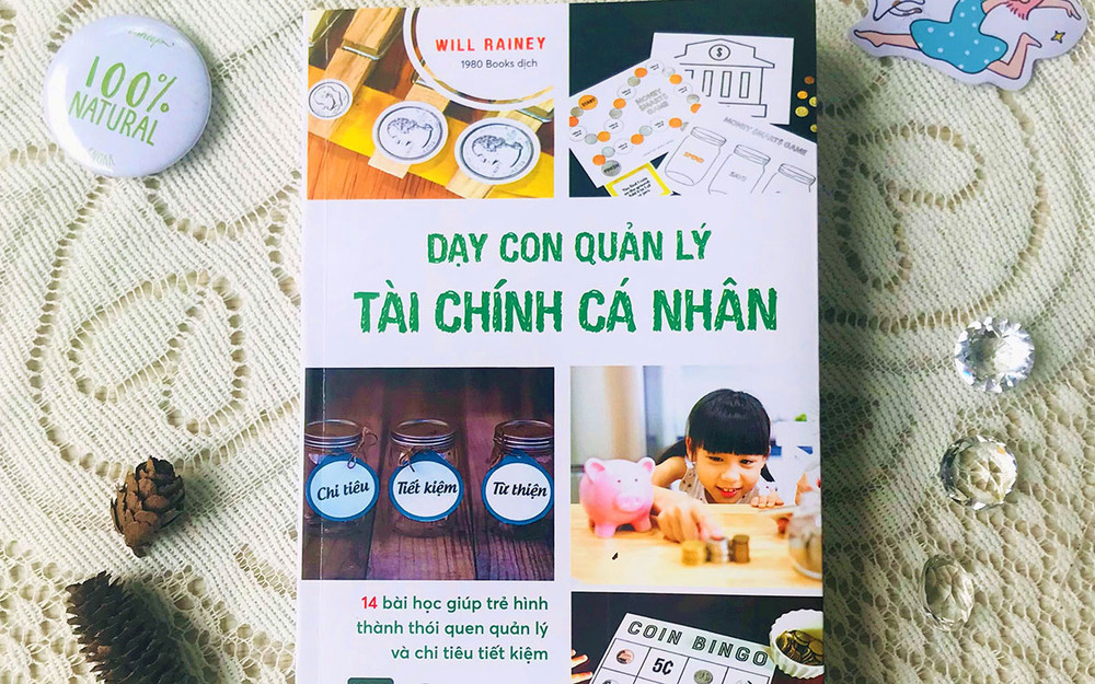 Cuốn "Dạy con quản lý tài chính cá nhân". (Ảnh: 1980 Books)