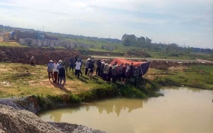 Hiện trường xảy ra vụ việc.