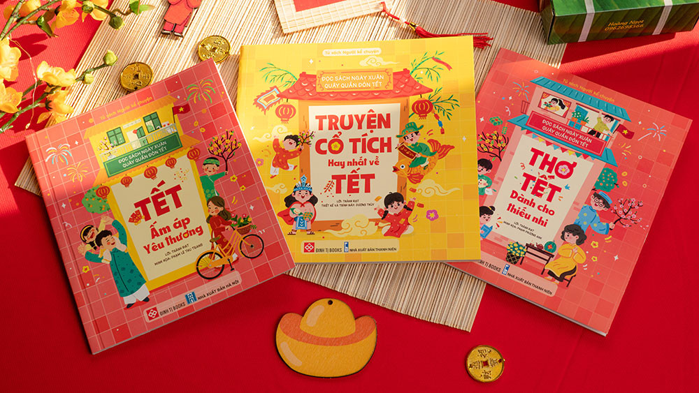 Bộ "Sách Tết 2024". (Ảnh: Đinh Tị Books)