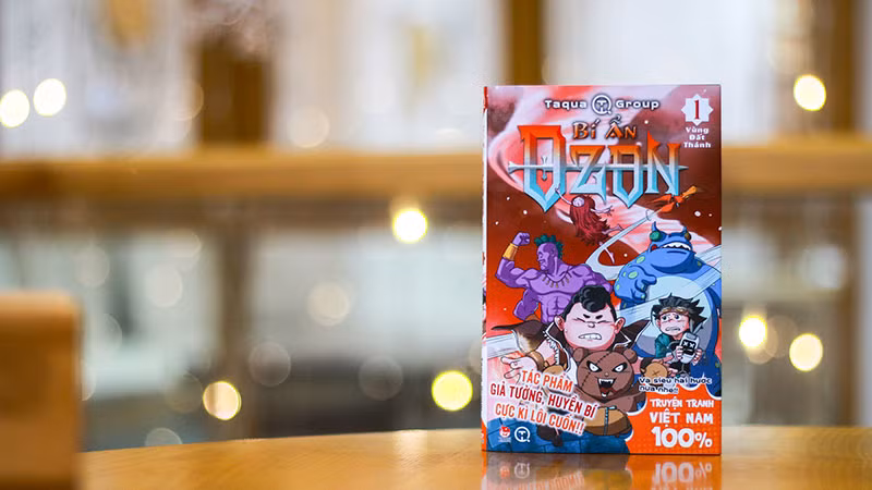 Cuốn “Bí ẩn Ozon”. (Ảnh: Nhà xuất bản Kim Đồng)