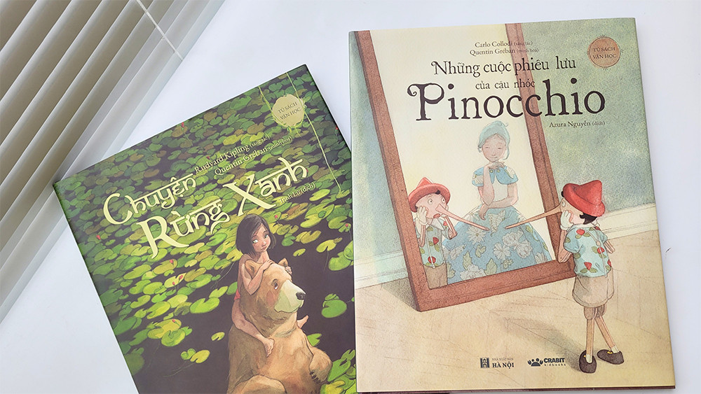 Hai tác phẩm văn học kinh điển được tái bản. (Ảnh: Crabit Kidbooks)