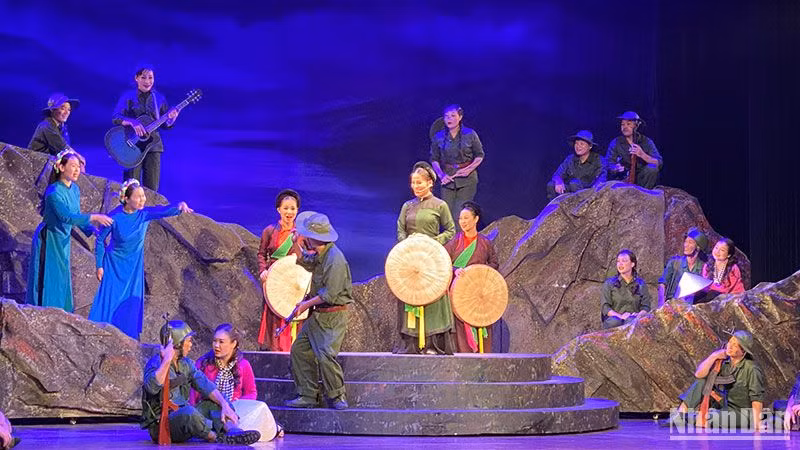 Một cảnh trong vở diễn.