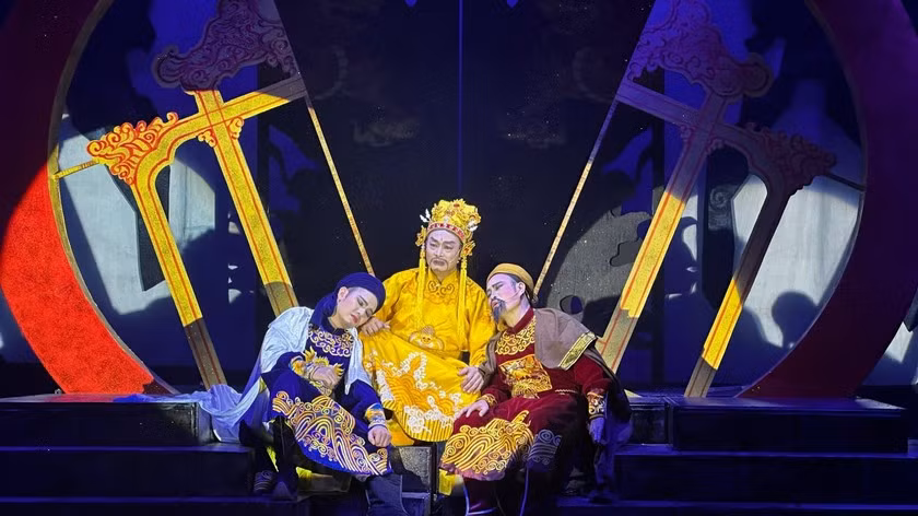 Một cảnh trong vở cải lương. (Ảnh: BTC cung cấp)