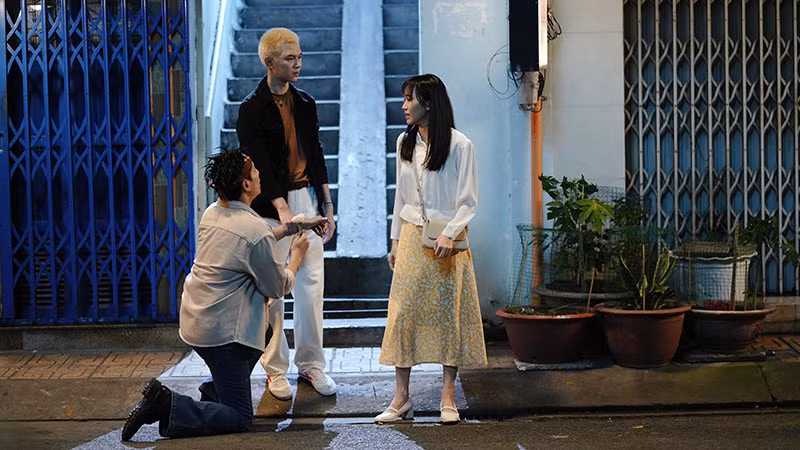 Một cảnh trong phim “Gặp Lại Chị Bầu”. (Ảnh: Đoàn làm phim)