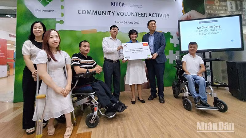 KOICA hỗ trợ bồi dưỡng kỹ năng hòa nhập xã hội và việc làm cho người khuyết tật