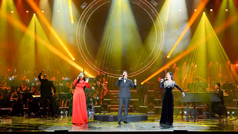 Ba giọng ca nội lực kết hợp cùng nhau.