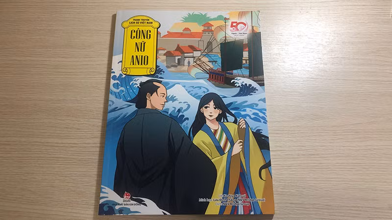Trang bìa cuốn tranh truyện "Công nữ Anio".