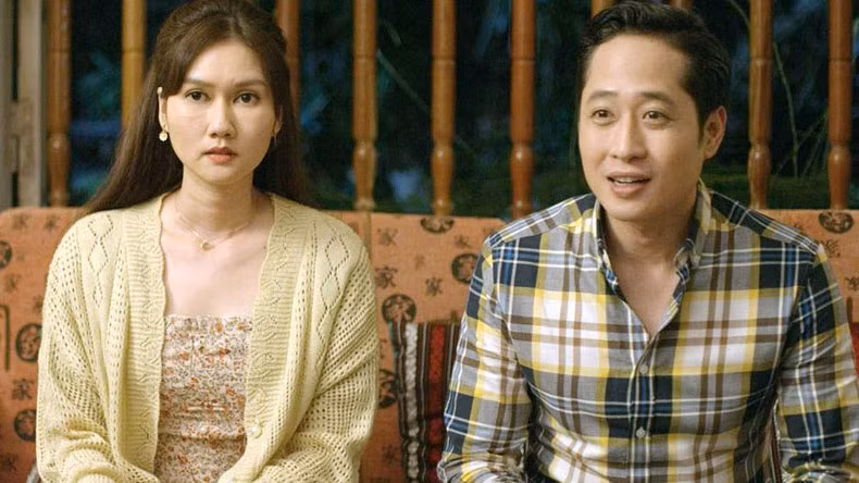 Hương Giang vai Tuyết trong "Mùa hoa tìm lại".