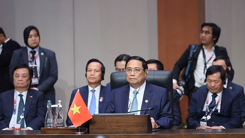 Thủ tướng Phạm Minh Chính dự và phát biểu tại hội nghị.