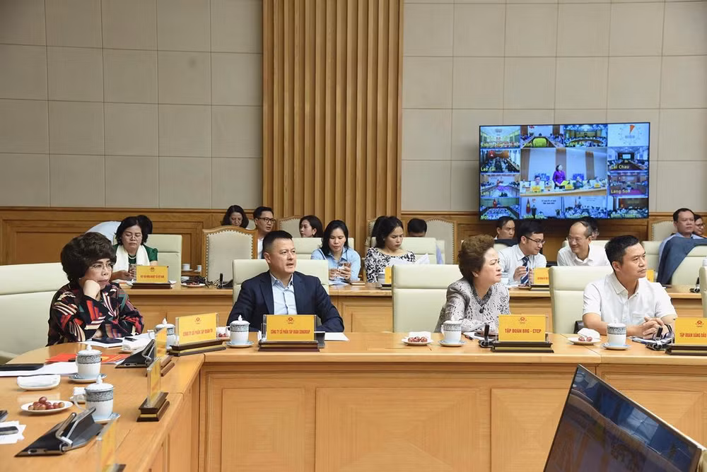 Hình ảnh Hội nghị Thủ tướng với doanh nghiệp ảnh 11