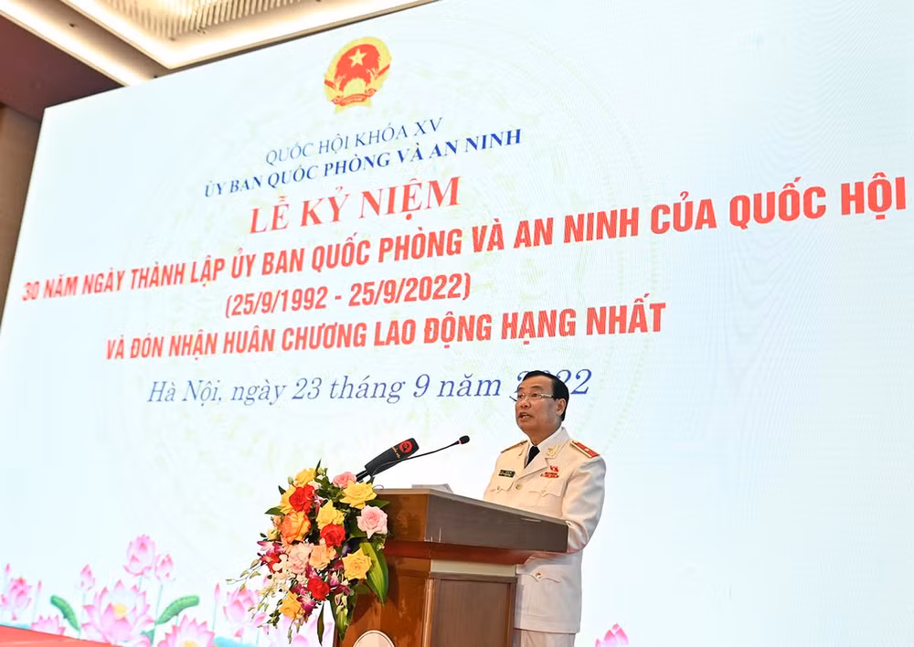 [Ảnh] Chủ tịch nước, Chủ tịch Quốc hội dự Lễ kỷ niệm 30 năm ngày thành lập Ủy ban Quốc phòng và An ninh ảnh 5