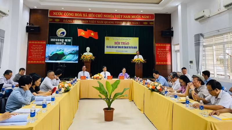 Quang cảnh Hội thảo khoa học "Văn hóa dân gian trong đời sống đô thị ở Đà Nẵng".