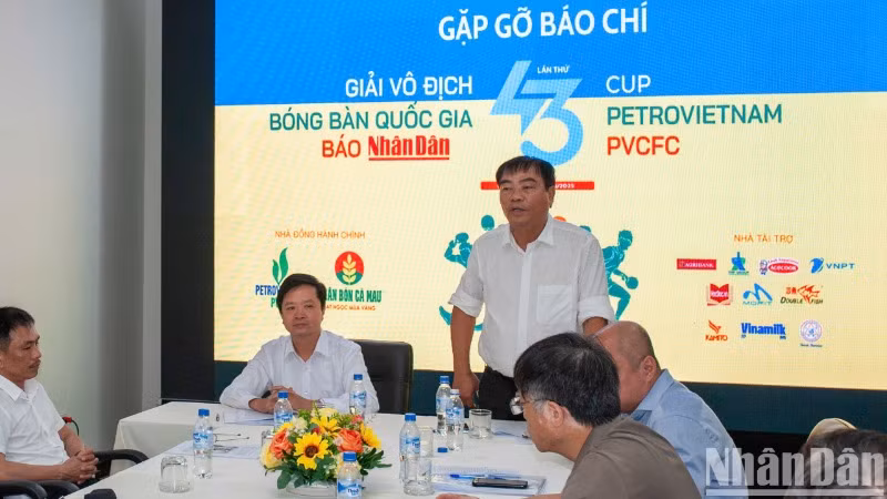 Phó Giám đốc Sở Văn hóa, Thể thao và Du lịch Đà Nẵng Nguyễn Trọng Thao phát biểu. Phó Giám đốc Sở Văn hóa, Thể thao và Du lịch Đà Nẵng Nguyễn Trọng Thao phát biểu.