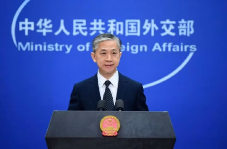 Người phát ngôn Bộ Ngoại giao Trung Quốc Uông Văn Bân. (Ảnh: Baidu.com)