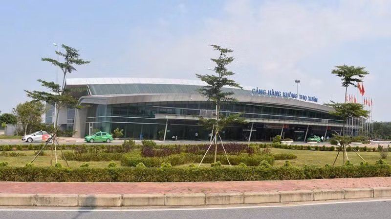 Một góc Cảng hàng không Thọ Xuân hiện nay. (Ảnh: Tổng Công ty Hàng không Việt Nam)