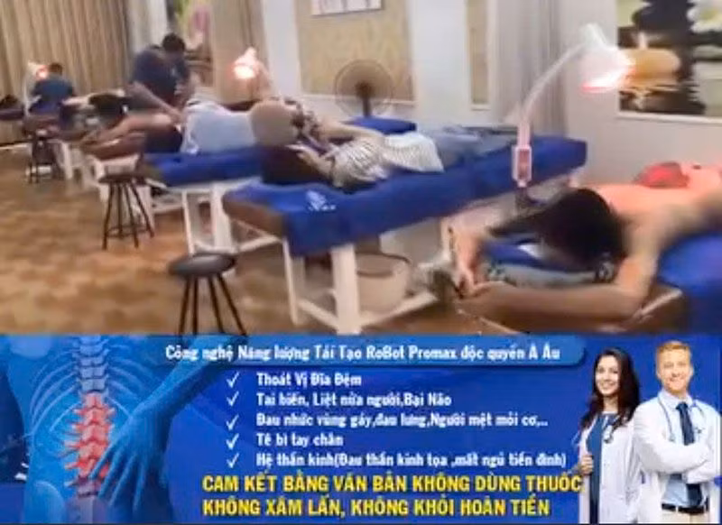 Một trong nhiều hình ảnh được cơ sở số 99G, đường Tô Hiệu, thành phố Sơn La, chạy quảng cáo trên mạng xã hội với những hình ảnh, thông tin đánh lừa người dân.