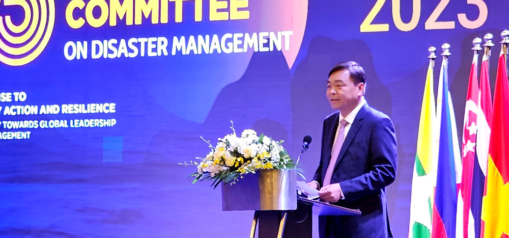 Thứ trưởng Nông nghiệp và Phát triển nông thôn Nguyễn Hoàng Hiệp phát biểu khai mạc Hội nghị.