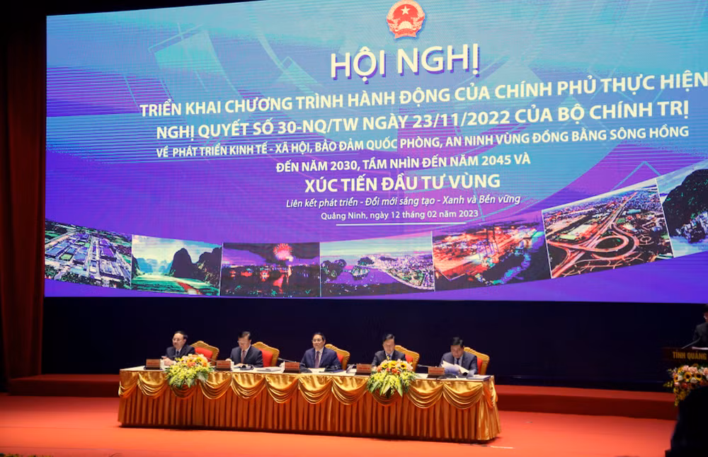 Thủ tướng Chính phủ Phạm Minh Chính dự và chủ trì Hội nghị triển khai chương trình hành động của Chính phủ thực hiện Nghị quyết số 30-NQ/TW.